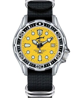 Chris Benz Uhren CB-500A-Y-NBS 4260168533826 Taucheruhren Kaufen Frontansicht