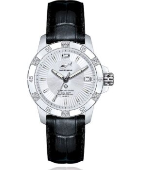 Chris Benz Uhren CB-DD200-SI-LBS 4260168533673 Taucheruhren Kaufen Frontansicht