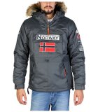 Geographical Norway Bekleidung Boomerang-man-darkgrey Jacken Kaufen Frontansicht