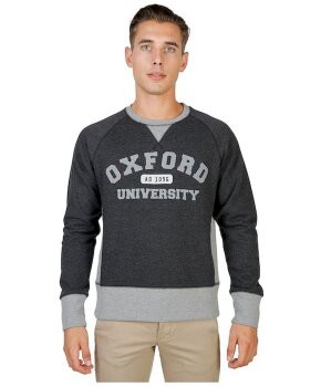 Oxford University Bekleidung OXFORD-FLEECE-RAGLAN-GREY Pullover Kaufen Frontansicht