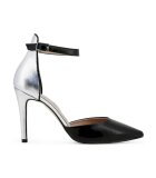 Paris Hilton Schuhe 6432-NERO-ARGENTO Schuhe, Stiefel, Sandalen Kaufen Frontansicht