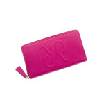 Rapport London Geldbörse Ladies Leather Zip Around Purse Pink F138