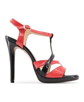 Made in Italia Schuhe IOLANDA-NERO-CORALLO Schuhe, Stiefel, Sandalen Kaufen Frontansicht