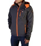 Geographical Norway Bekleidung Tranco-man-dgrey-orange Jacken Kaufen Frontansicht