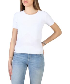 Armani Jeans Bekleidung T-Shirts 3Y5M2L-5M22Z-1100 Damen Weiß, €