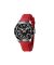 Wenger Mens Roadster Black Dial Red Silicone Strap 01.0851.116