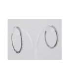 Luna-Pearls - Sterling zilveren oorbellen met cubic zirconia