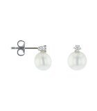 Luna-Pearls Ohrringe 585 WG 2 Brill. H SI 0,10 ct....