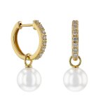 Luna-Pearls Ohrringe 750 GG 16 Brill. H SI 0,23 ct....