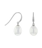 Luna-Pearls Ohrringe 925 Silber rhod....