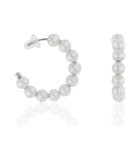 Luna-Pearls - HS1020 - Ohrringe - 925 Silber rhodiniert -...