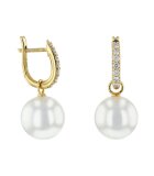 Luna-Pearls Ohrringe 750 GG 14 Brill. H SI 0,29 ct....