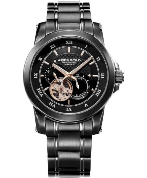 Aries Gold Uhren G 9001 BK-BK 8885015270486 Armbanduhren Kaufen Frontansicht
