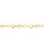 Jacques Lemans - Damen Fancy Chain Sterlingsilber vergoldet Ø 5,8x 0,4 mm 50 cm SE-K136B50
