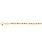 Jacques Lemans - Damen Fancy Chain Sterlingsilber vergoldet Ø 2,5 mm 15 cm SE-K141B15