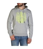 Aquascutum - Clothing - Sweatshirts - QMF016L0-04 - Men - darkgray,yellow