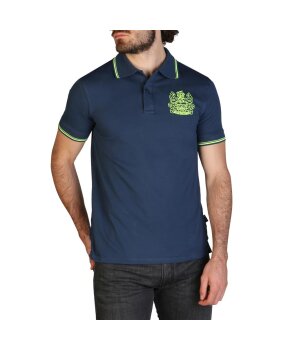 Aquascutum - Clothing - Polo - QMP025-06 - Men - navy,yellow - Luna-T