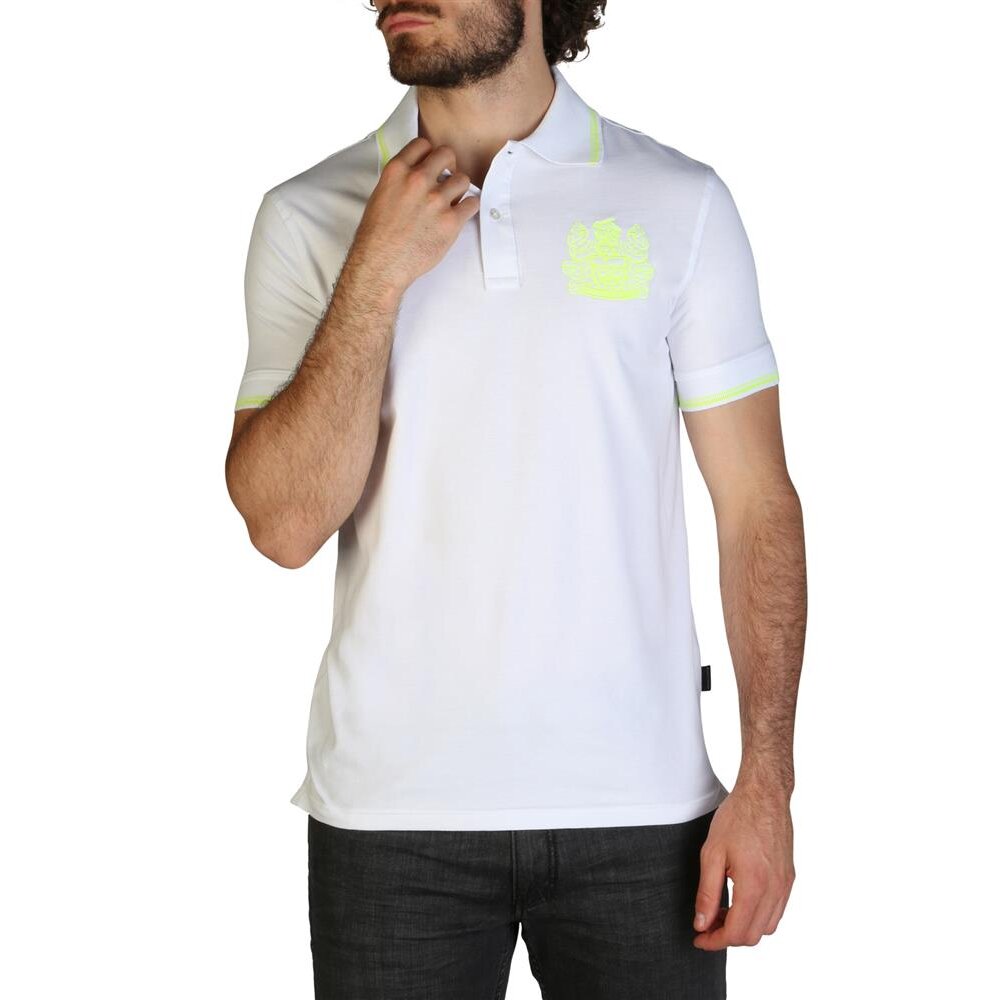 Aquascutum - Clothing - Polo - QMP025-01 - Men - white,yellow - Luna-