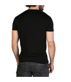 Aquascutum - Clothing - T-shirts - QMT017M0-02 - Men - black,saddlebrown