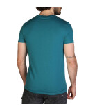 Aquascutum - Clothing - T-shirts - QMT002M0-08 - Men - darkgreen,white
