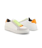 Duca di Morrone - Shoes - Sneakers - NATHAN-WHITE-ORANGE - Men - white,orange