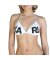Karl Lagerfeld Bekleidung KL21WTP05-White Bademode Kaufen Frontansicht