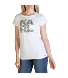 Karl Lagerfeld Bekleidung KL21WTS01-White T-Shirts und Polo-Shirts Kaufen Frontansicht