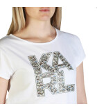 Karl Lagerfeld - Clothing - T-shirts - KL21WTS01-White - Women - white,black
