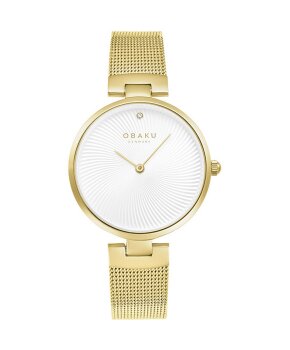 Obaku Uhren V256LXGIMG 4894041014364 Armbanduhren Kaufen Frontansicht