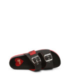 Love Moschino - Shoes - Flip Flops - JA28103G1EIAZ-000 - Women - black,red