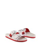 Love Moschino - Shoes - Flip Flops - JA28103G1EIAZ-100 - Women - white,red