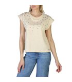 Pepe Jeans Bekleidung CLARISSE-PL505168-WHITE T-Shirts...