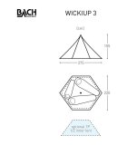 Bach Equipment - B282978-7010 - Zelt Wickiup 3 willow bough green
