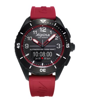 Alpina SM Wearables AL-284LBR5AQ6 7688200338425 Hybriduhren Kaufen Frontansicht