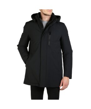 Woolrich Bekleidung STRETCH-MOUNTAIN-464-BLACK Jacken Kaufen Frontansicht