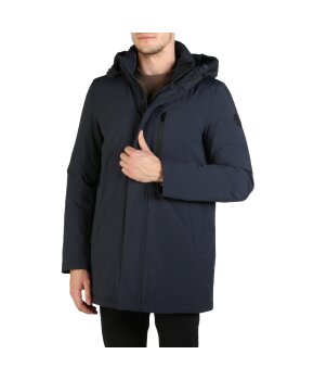 Woolrich Bekleidung STRETCH-MOUNTAIN-464-BLUE Jacken Kaufen Frontansicht