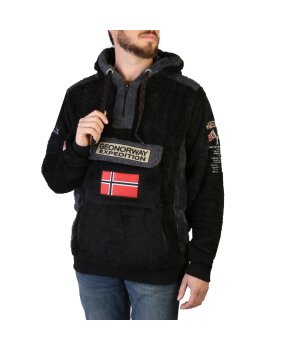 Geographical Norway Bekleidung GymclassSherco-man-black Pullover Kaufen Frontansicht