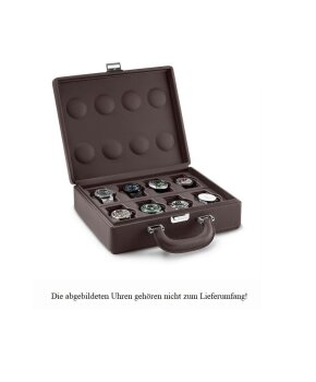 Scatola del Tempo Uhrenaufbewahrung Valigetta 8 handle chocolate Uhrenkoffer Kaufen