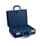 Scatola del Tempo - Valigetta 16 blue/off-white - Uhrenkoffer für 16 Uhren - blau