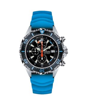 Chris Benz Uhren CB-C300X-LB-KBB 4260168535455 Chronographen Kaufen Frontansicht