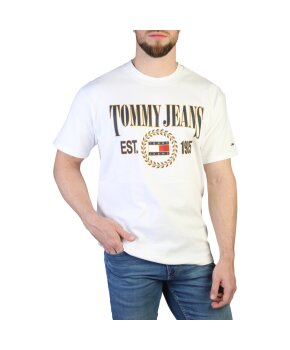 Fancy Jernbanestation Fru Tommy Hilfiger - DM0DM16231-YBR - T-shirt - Heren, 47,92 €