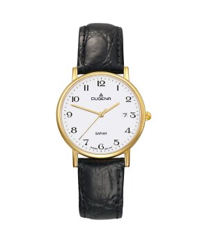 Herren - - Zenit Quarz - Armbanduhr 2170996-1 - Dugena Luna-Time, - -