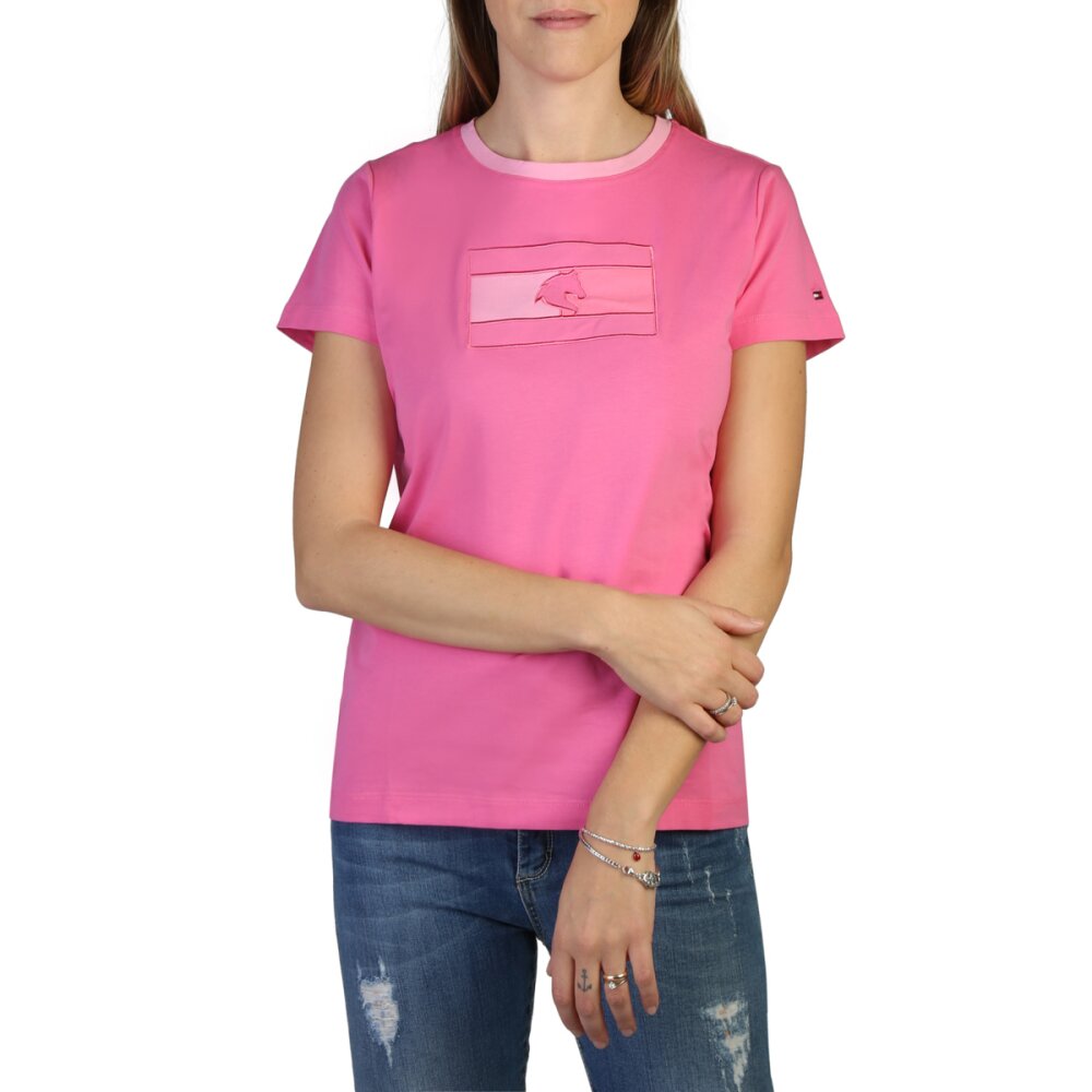 Tommy Hilfiger - TH10064-016-PINK - T-Shirt Damen Luna-Time,