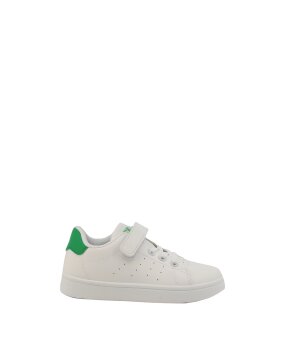 Shone Schuhe 001-002-WHITE-GREEN Kaufen Frontansicht