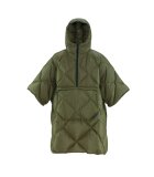 Therm-a-Rest Outdoor Honcho Poncho Down - Dark oliv...