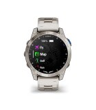 Garmin - 010-02582-51 - D2™ Mach 1 - Smartwatch mit belüftetem Titanarmband und zusaetzlichem Silikonarmband schwarz