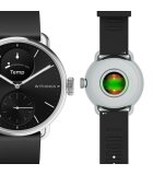 Withings - HWA10-Model 1-All-Int - Hybriduhr - Damen - Scanwatch 2 38mm black