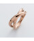 Paul Hewitt - Ring - Ladies - rosegold plated - Waves Twisted roségold
