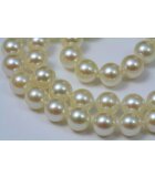 Luna-Pearls Akoya Perlencollier Perlenkette 28 Diamanten HKS65