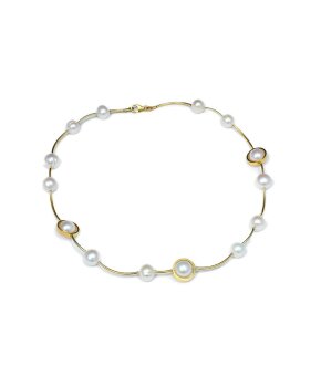 Luna-Pearls Schmuck N-2656-P1-wg-41 Halsketten Kaufen